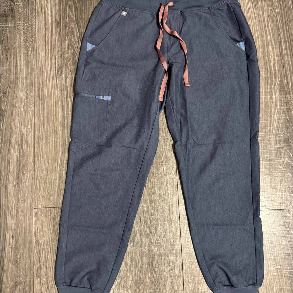 Stylish Joggers with Pink Drawstring